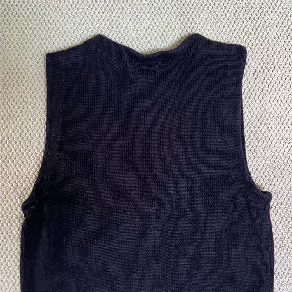 Vintage Floral Knit Vest - Picture 5 of 9